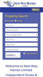 Mobile Screenshot of new-wayhomes.co.uk