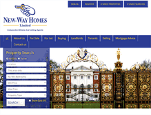 Tablet Screenshot of new-wayhomes.co.uk